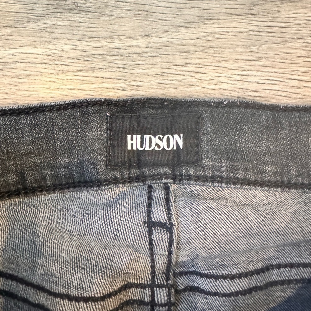Hudson The Stevie Contour Lace Up Skinny Jeans Black size 26 - Picture 6 of 8